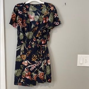 Forget 21 Floral Wrap Dress
